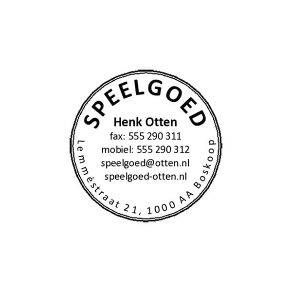 Colop Printer R 40 ( 40 mm - 7 regels) | stempels.com