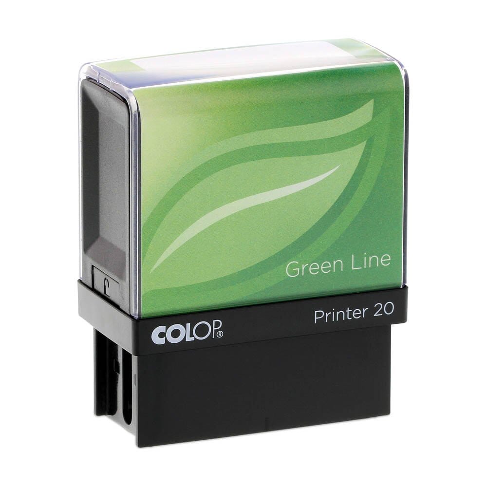 Colop Printer 20 Green Line (38x14 mm - 4 regels) | stempels.com