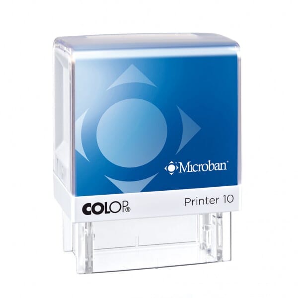 Colop Printer 10 Microban (27x10 mm - 3 regels)